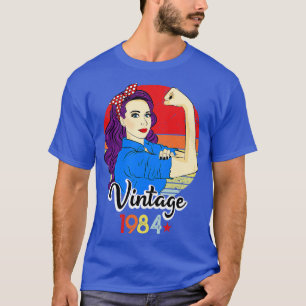 1984 Vintage 37th Birthday 37 Year Old Bday Born I T-Shirt
