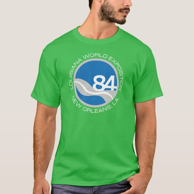 1984 World Exposition Icon with Location T-Shirt (Front)