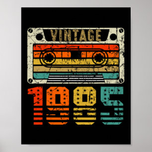1985 Fun 37 Years Old Men And Women 37th Birthday Poster