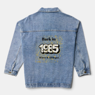 1985 Gold Splash Anniversaire Denim Veste