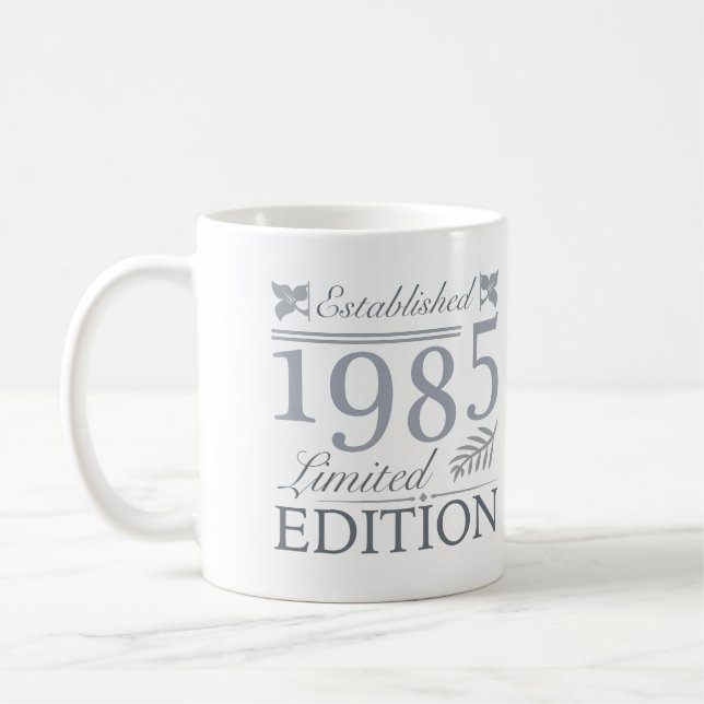 1985 Limited Edition 40th Birthday Coffee Mug (Left)
