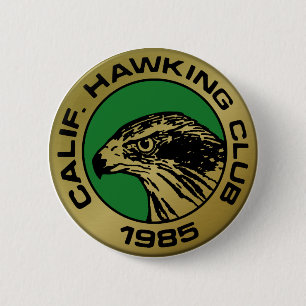 1985 Los Banos 2 Inch Round Button