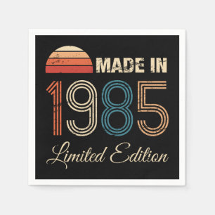 1985 Vintage 40th Birthday Napkin