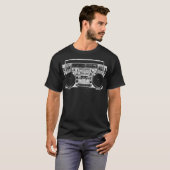1985 Vintage Boombox Design T-Shirt (Front Full)