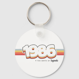 1986 The birth of legends Keychain