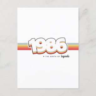 1986 The birth of legends Postcard
