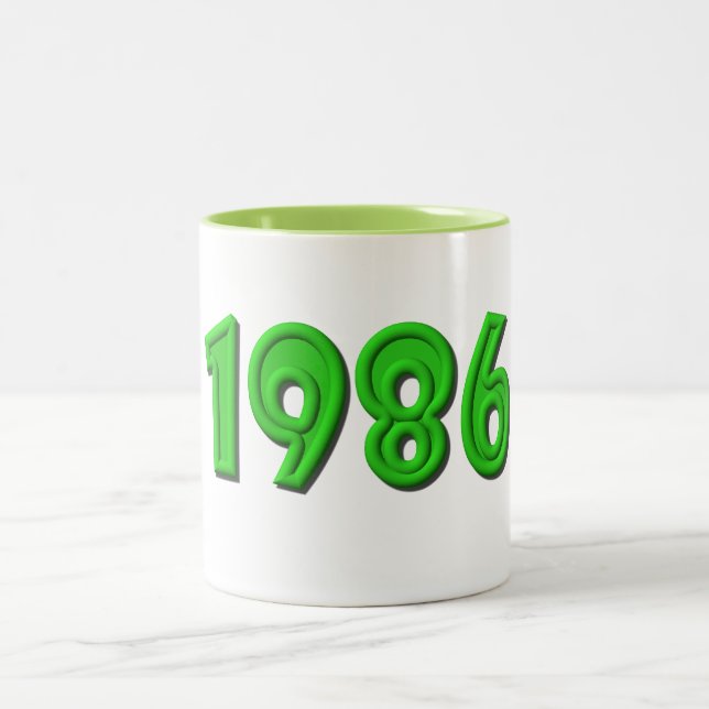 1986 Two-Tone COFFEE MUG (Center)