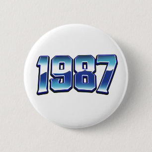 1987 2 INCH ROUND BUTTON