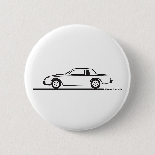 1987 Buick Grand National 2 Inch Round Button (Front)