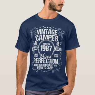 1987 Camper Mountains Scout Scouting Camping 1987 T-Shirt
