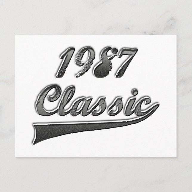1987 Classic Postcard (Front)