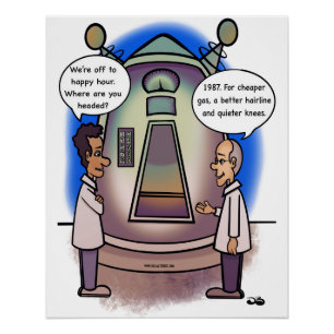 1987 Retour Dans Une Poster Glossy