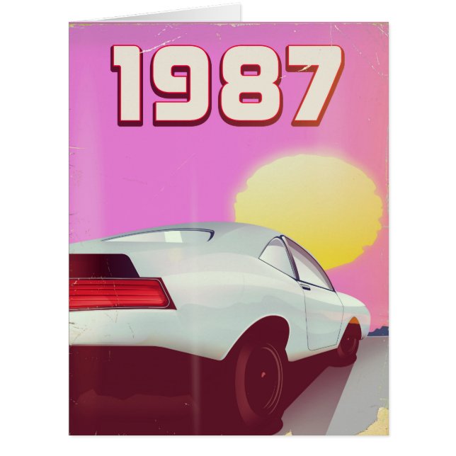 1987 sportscar poster (Front)