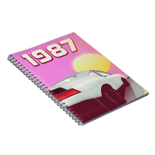 1987 sportscar poster notebook (Right Side)