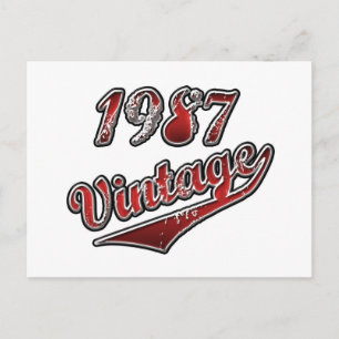 1987 Vintage Postcard