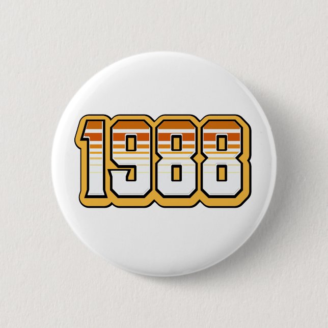 1988 2 INCH ROUND BUTTON (Front)