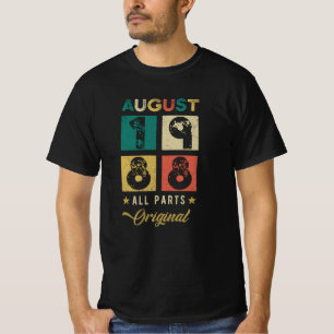 1988 August Birthday Retro T-Shirt