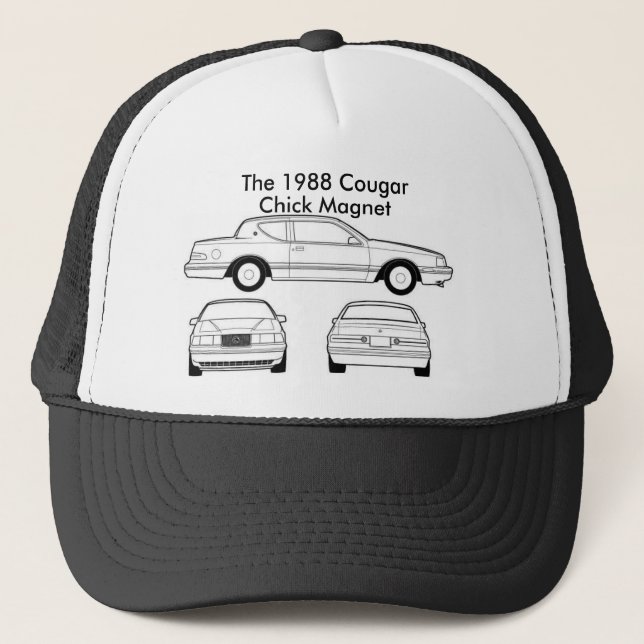 1988 Mercury Cougar Trucker Hat (Front)