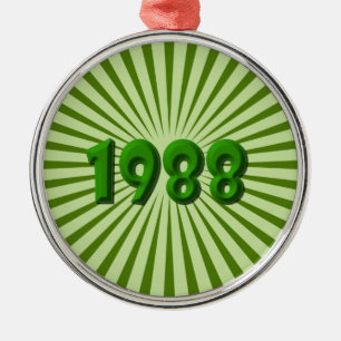 1988 METAL ORNAMENT