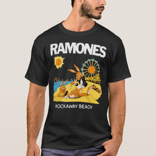 1988 Ramones Rockaway Beacm T-Shirt (Front)