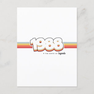 1988 The birth of legends Postcard