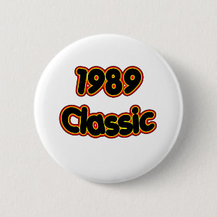 1989 Classic 2 Inch Round Button