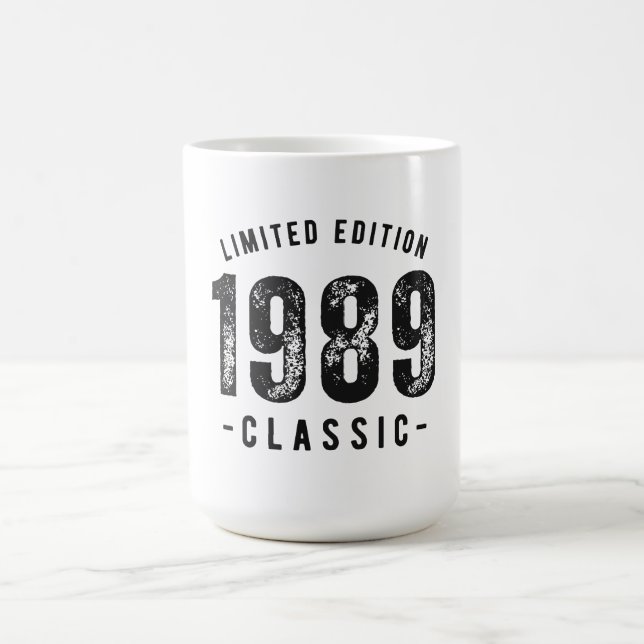 1989 Classic Birth Year Coffee Mug (Center)