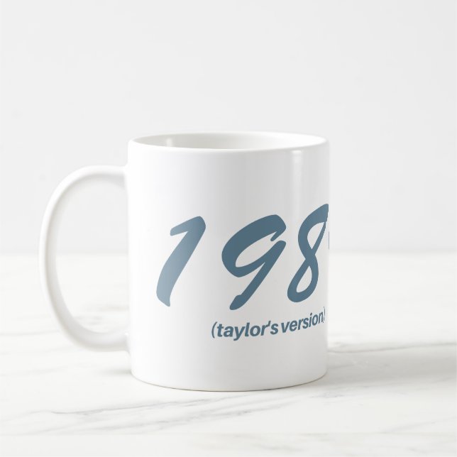 1989 coffee mug - welcome to 1989 aesthetic era (Left)