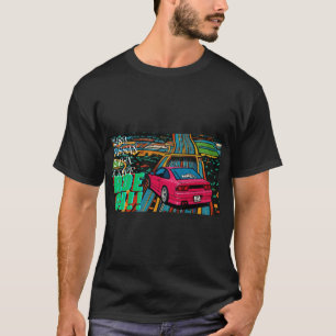 1989 Nissan 240SX Coupe Ride On Pop Art Streetwear T-Shirt