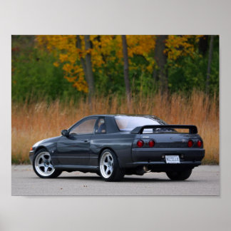1989 NISSAN SKYLINE R32 GT-R Poster