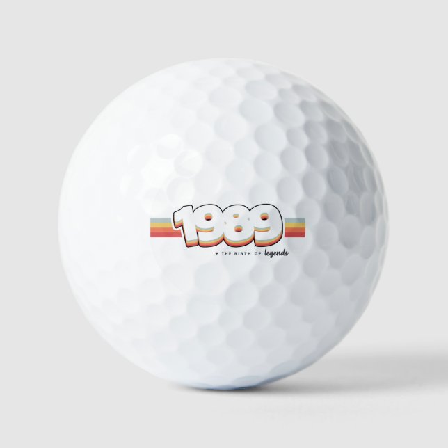 1989 The birth of legends Golf Balls (Front)