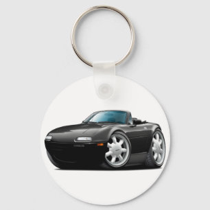 1990-98 Miata Black Car Keychain