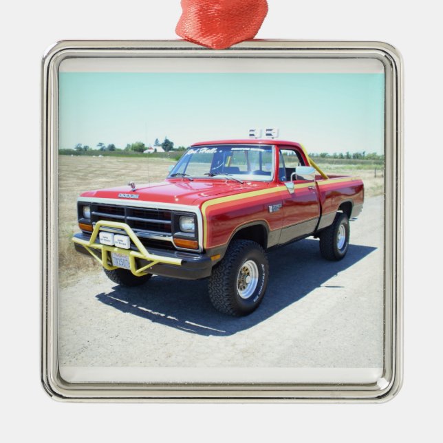 1990 Dodge Ram 150 Rod Hall Signature Edition #18 Metal Ornament (Front)