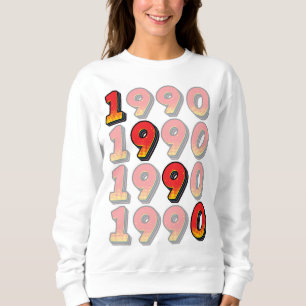 1990 Retro Design Sweatshirt