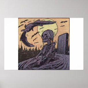 1990s Horror vintage comics for comic book lovers Poster