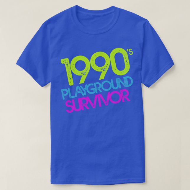 1990s Playground Survivor T-Shirt (Design Front)