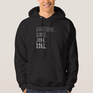 1991 31 Awesome Since June 1991 31st Birthday Retr Hoodie