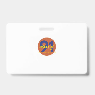 1991 class reunion badge