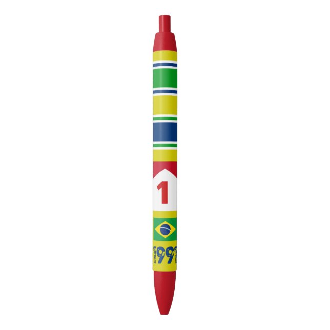 1991 RACING RAIN BLACK INK PEN (Front Vertical)