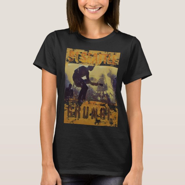 1991 Seattle Grunge Bands T-Shirt (Front)