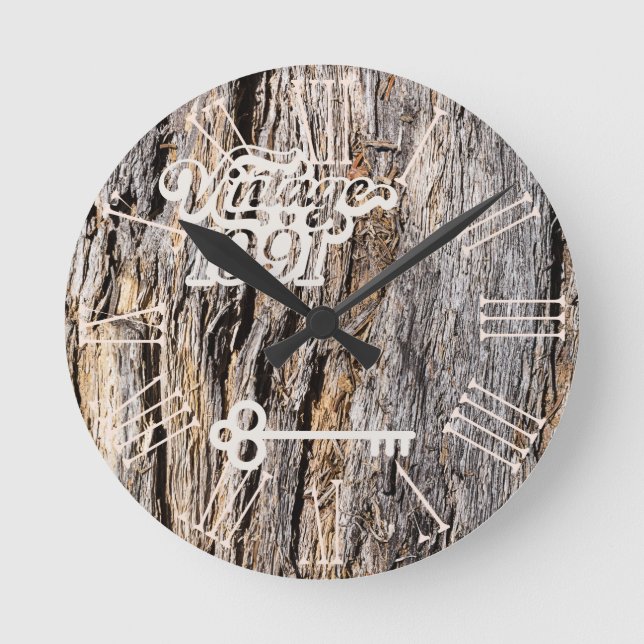 1991 Vintage Acrylic Wall Clock (Front)