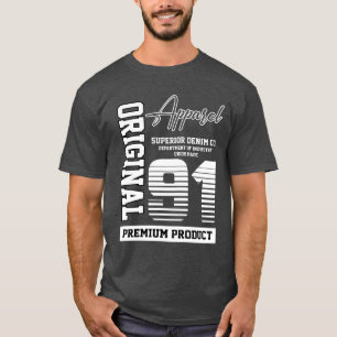 1991 Vintage Birthday Vintage Gift Retro friends T-Shirt