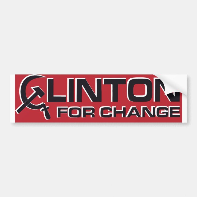 1992 Anti-Clinton Bumper Sticker (Front)