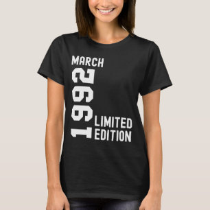 1992 March Happy Birthday Party T-Shirt