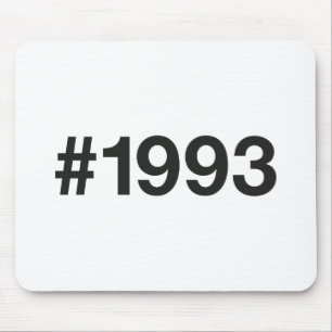 1993 Hashtag 32 Birthday Anniversary Mouse Pad