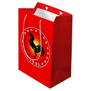 1993 Year of the Rooster Medium Gift Bag