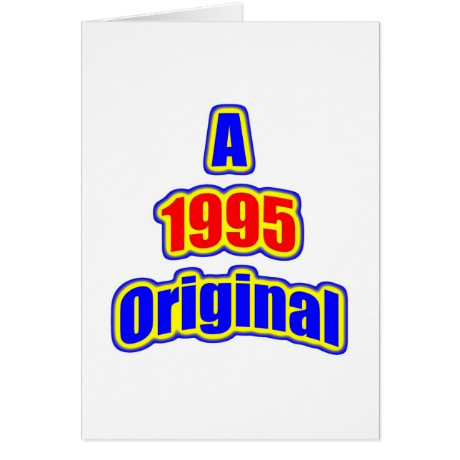 1995 Original Bl Red (Front)