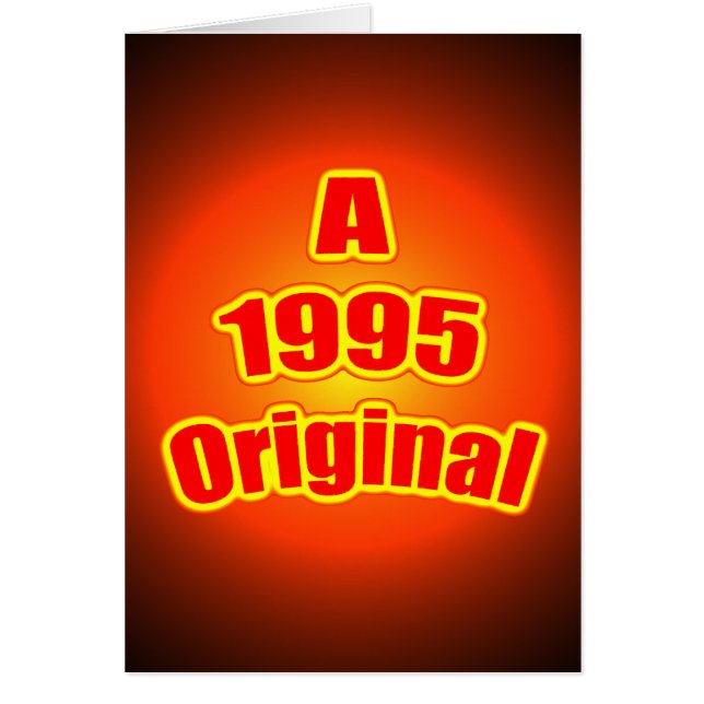 1995 Original Red (Front)