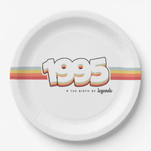 1995 The birth of legends Paper Plate