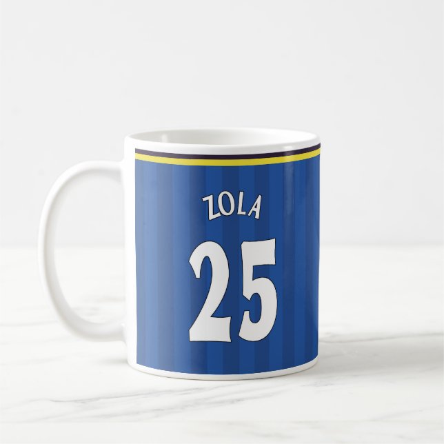1997-99 Chelsea Home Mug - ZOLA 25 (Left)